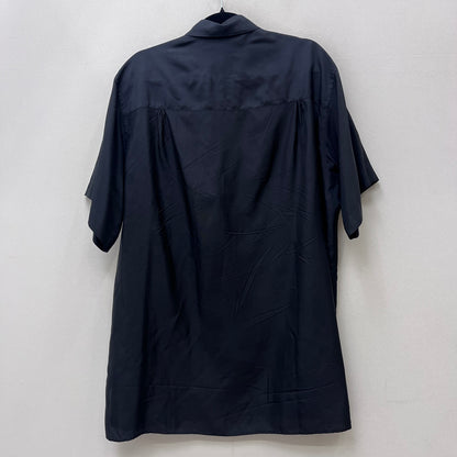Yohji Yamamoto POUR HOMME | ヨウジヤマモトプールオム CUPRO TAFFETA 半袖シャツ HK-B10-200-1-02 ブラック サイズ：2【加古川店】