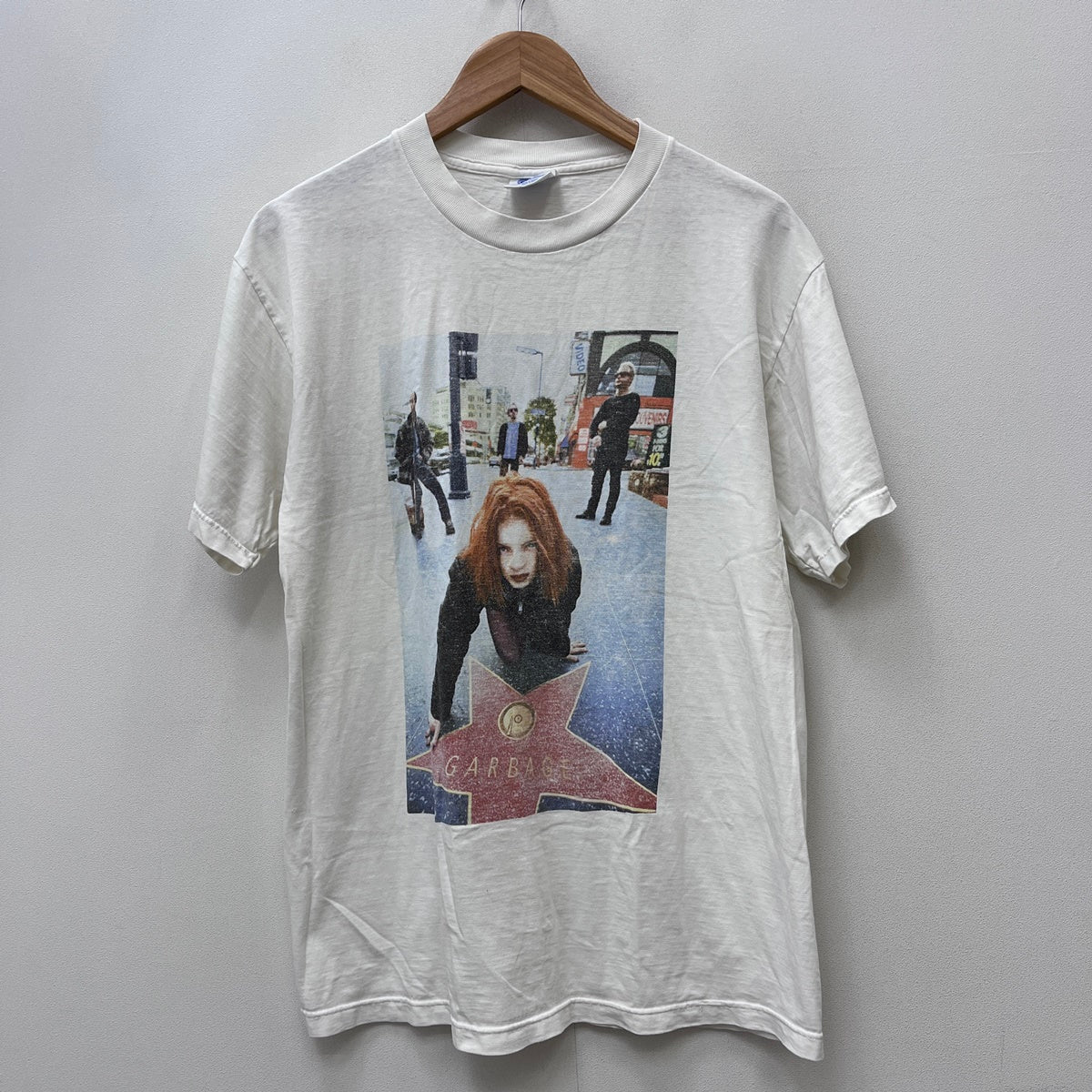 garbage:tour 96 1996 winterland 半袖Ｔシャツ ホワイト サイズ：L【加古川店】