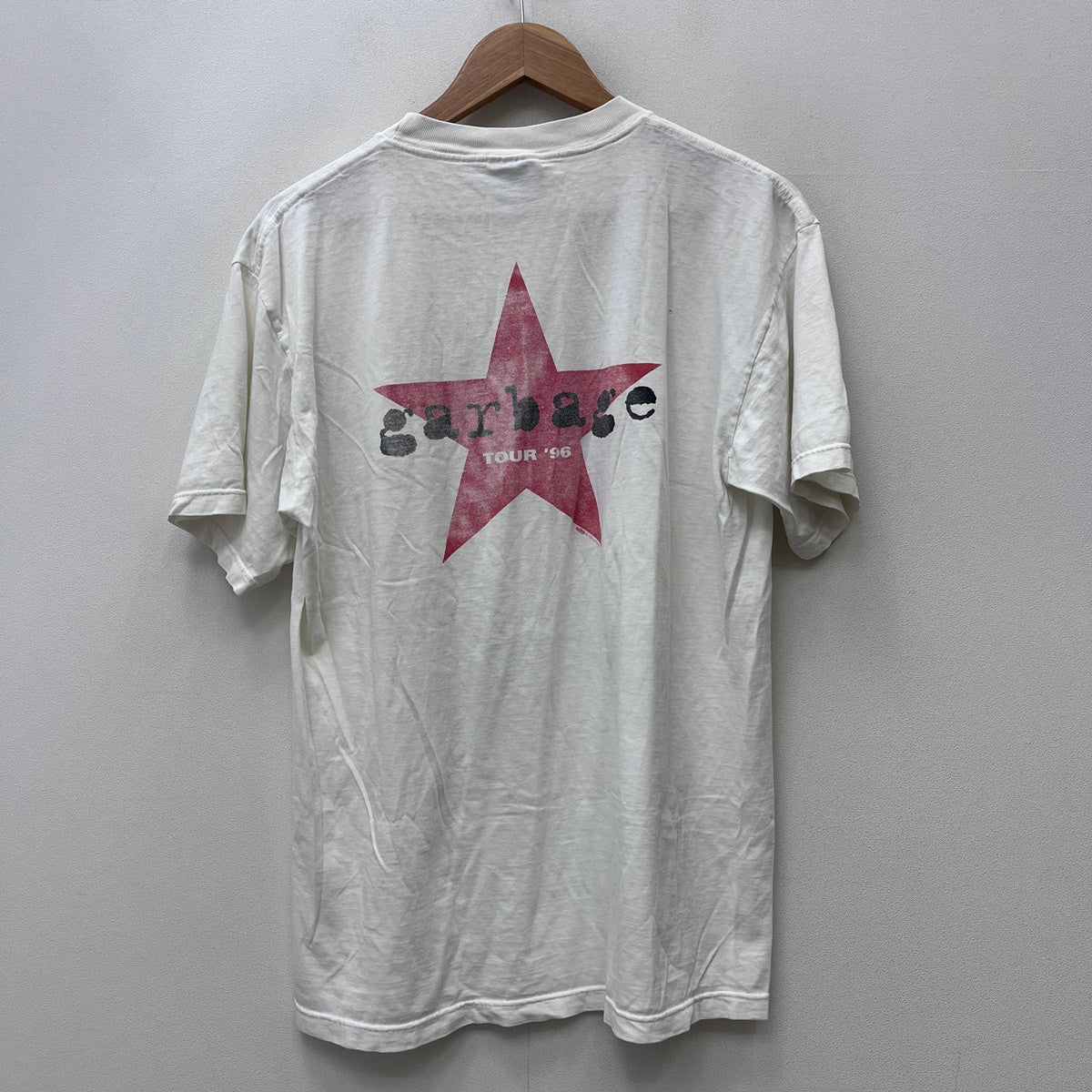 garbage:tour 96 1996 winterland 半袖Ｔシャツ ホワイト サイズ：L【加古川店】
