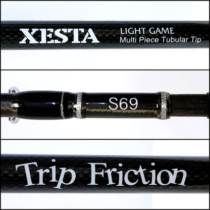 【釣り/つり/釣具/ロッド】XESTA | ゼスタ ブラックスターセカンドジェネレーション モバイル S69【加古川店】