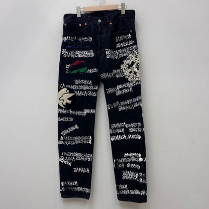 DENIM TEARS xStussy xOur Legacy xLevi’s デニムパンツ a1592-003 ブラック サイズ：32【加古川店】