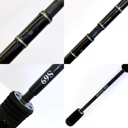 【釣り/つり/釣具/ロッド】XESTA | ゼスタ ブラックスターセカンドジェネレーション モバイル S69【加古川店】