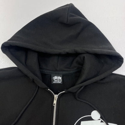 STUSSY | ステューシー Stack Zip Hoodie 26AW パーカー Z40000SZS26 ブラック サイズ：M【加古川店】