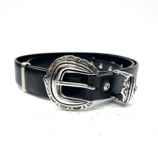 TOGA | トーガ Motif leather belt ベルト ブラック【加古川店】