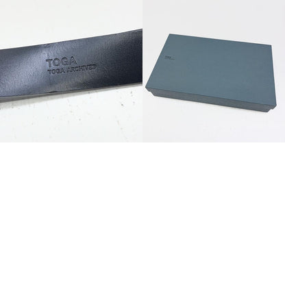 TOGA | トーガ Motif leather belt ベルト ブラック【加古川店】