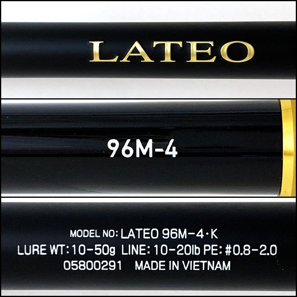 【釣り/つり/釣具/ロッド】Daiwa | ダイワ ラテオ 96M-4・K【加古川店】