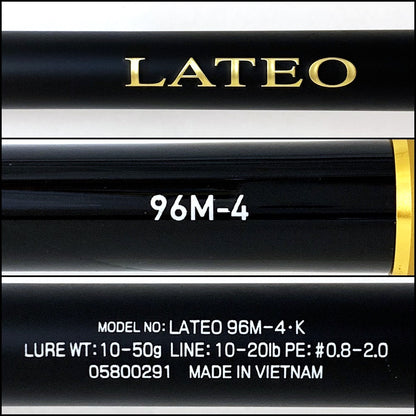 【釣り/つり/釣具/ロッド】Daiwa | ダイワ ラテオ 96M-4・K【加古川店】