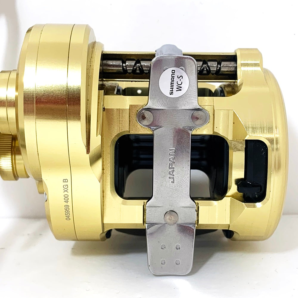 【フィッシング/釣り/釣具/リール】 【ベイトリール/右ハンドル】SHIMANO | シマノ 23カルカッタコンクエストMD 400XG　※カスタムハンドル（純正無し）【加古川店】