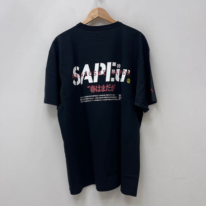 SAPEur | サプール Haru Wa Mada Ka × MASATOSHI HAMADA 半袖Ｔシャツ A0024-029 ブラック サイズ：XL【加古川店】