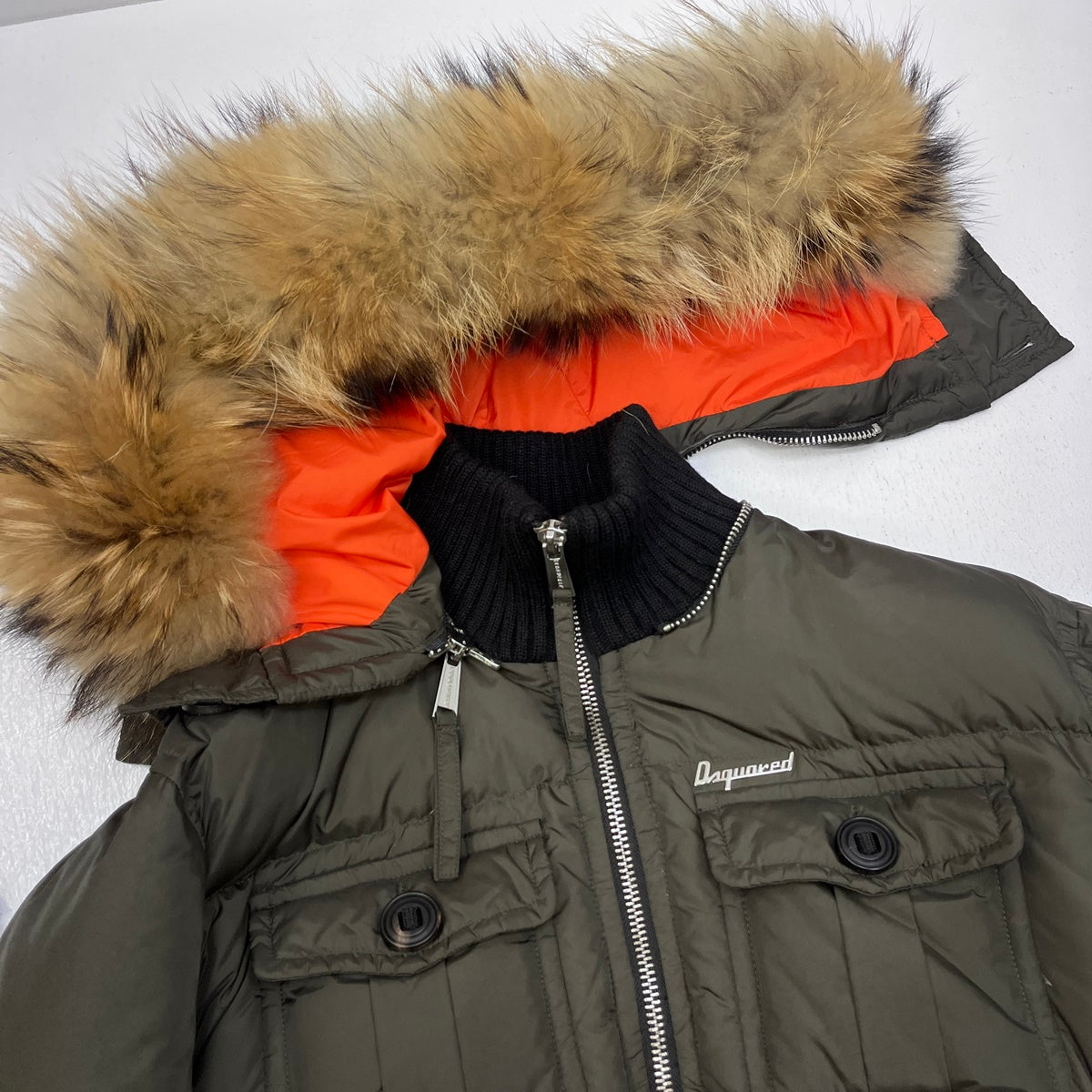 DSQUARED2 | ディースクエアード FAR DOWN JACKET 12AW ダウンジャケット S71AM0367 カーキ サイズ：50【加古川店】