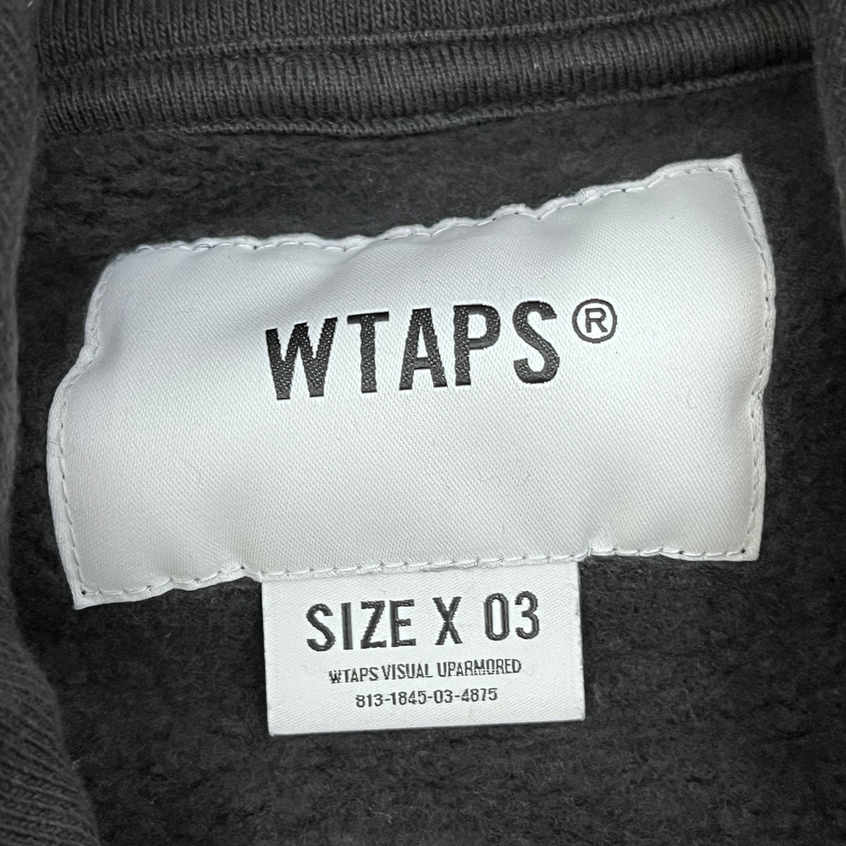 W)TAPS | ダブルタップス OBJ 02 Hoody Cotton. Protect 23AW パーカー 232ATDT-CSM29 ブラック サイズ：3【加古川店】