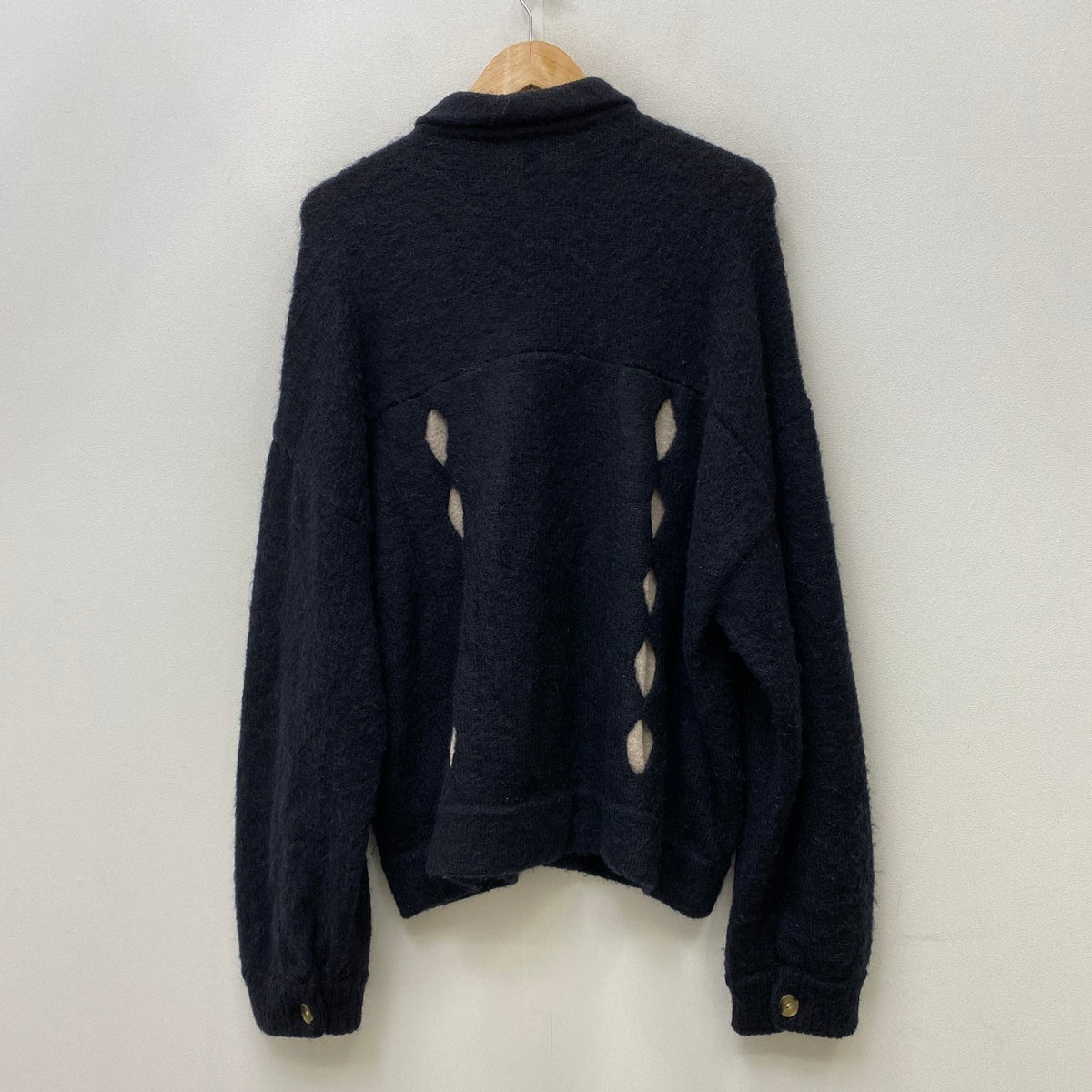KOOI MOHAIR KNIT JACKET 23AW ニット 18KO-23AW ブラック サイズ：2【加古川店】