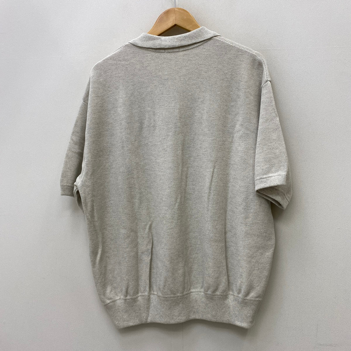 crepuscule | クレプスキュール Co/Ra Moss Stitch Skipper 26SS ポロシャツ 2601-002 グレー サイズ：2【加古川店】