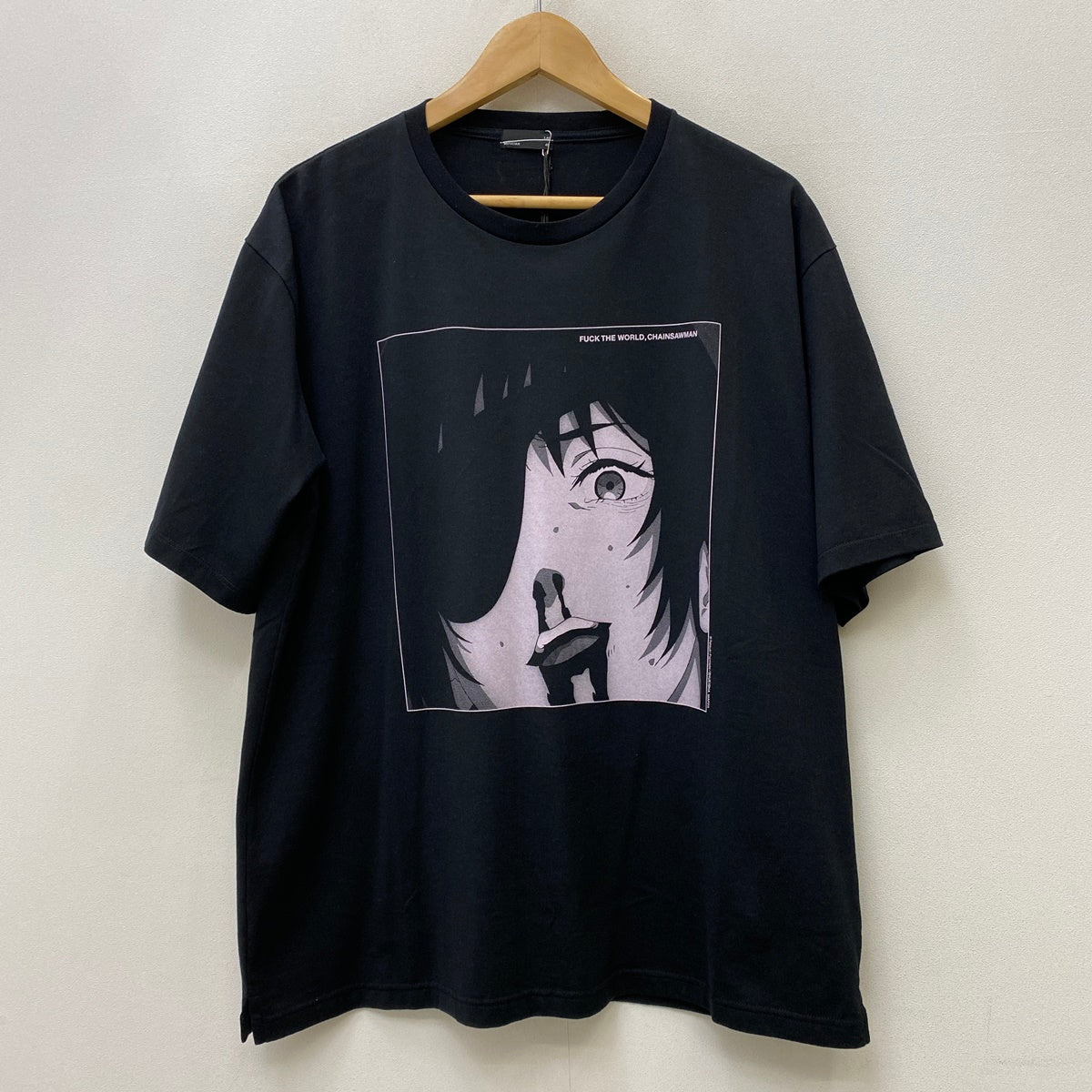 LAD MUSICIAN | ラッドミュージシャン BIG T-SHIRT CHAINSAW MAN? 半袖Ｔシャツ 2225-853 ブラック サイズ：46【加古川店】