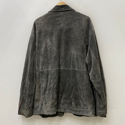 davoucci suede jacket レザー グレー サイズ：XXXXL【加古川店】