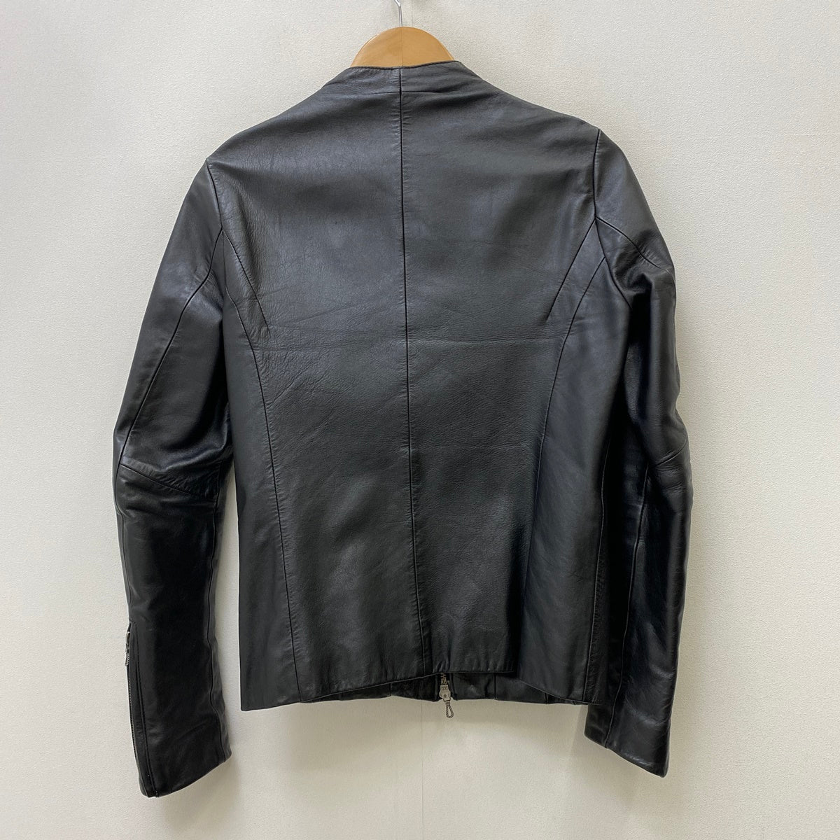 SCHLUSSEL | シュリセル ﾗﾑﾚｻﾞｰ double riders jacket ライダースジャケット 3488-105 ブラック サイズ：2【加古川店】