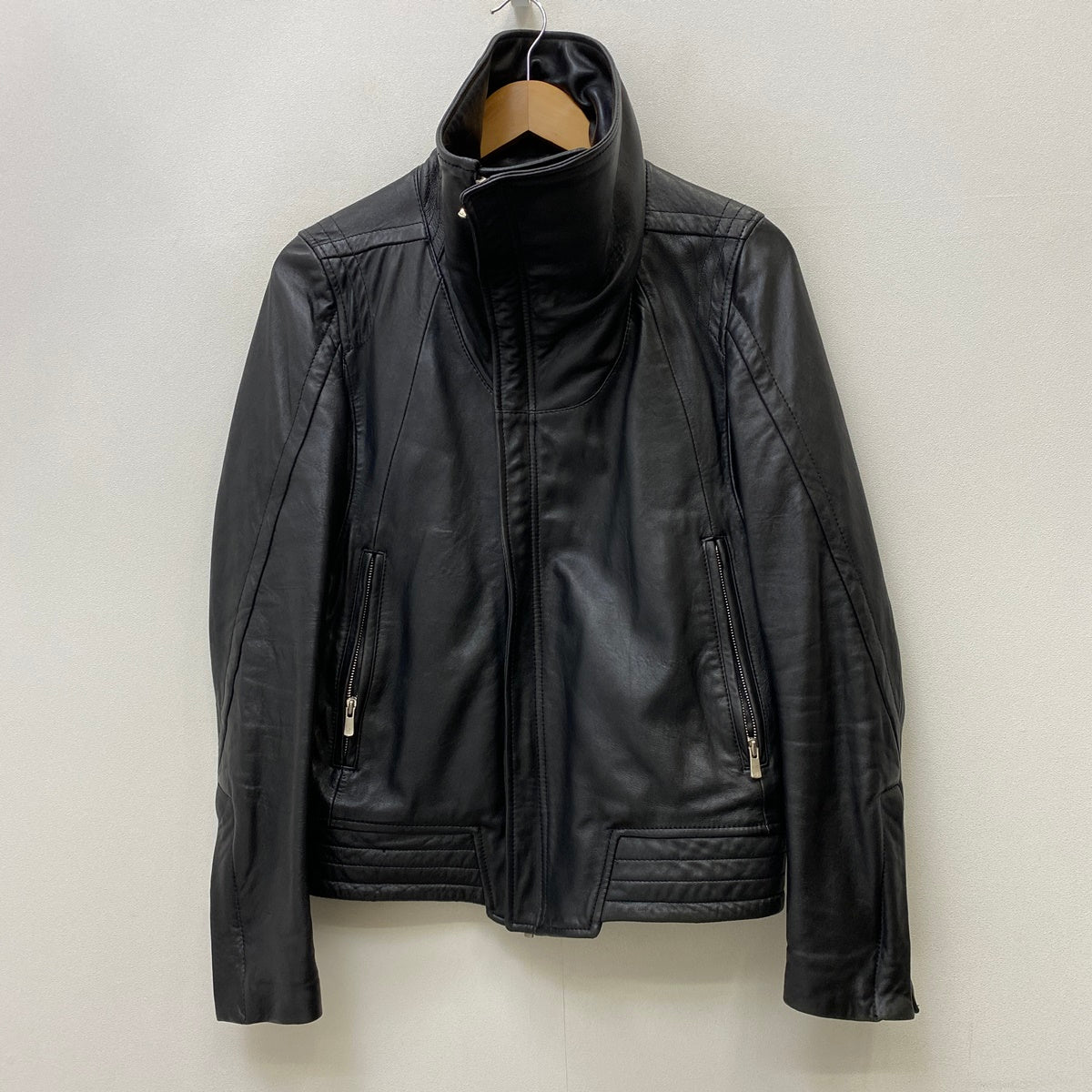 FUGA | フーガ SINGLE RIDERS JACKET 馬革 ライダースジャケット FG13-H01 ブラック サイズ：44【加古川店】