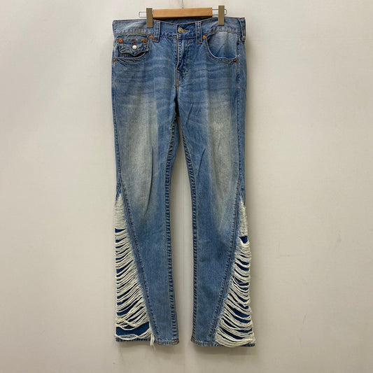 TRUE RELIGION | トゥルーレリジョン SLIM FLARE SN DESTROYED SS 1/2 デニムパンツ 109180-IUCR サイズ：32【加古川店】