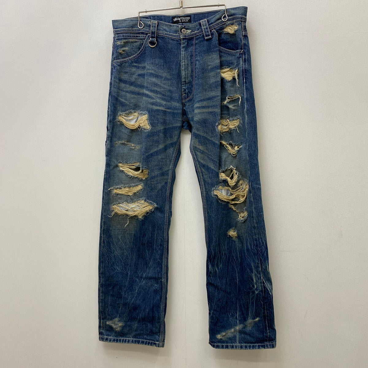 STUSSY | ステューシー DENIM CRASH PAINTER PANT 京都ﾁｬﾌﾟﾄ15aniv. パンツ インディゴ サイズ：34【加古川店】