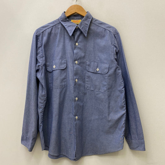 BIG YANK | ビッグヤンク CHAMBRAY SHIRT 70'S 長袖シャツ インディゴ サイズ：M【加古川店】