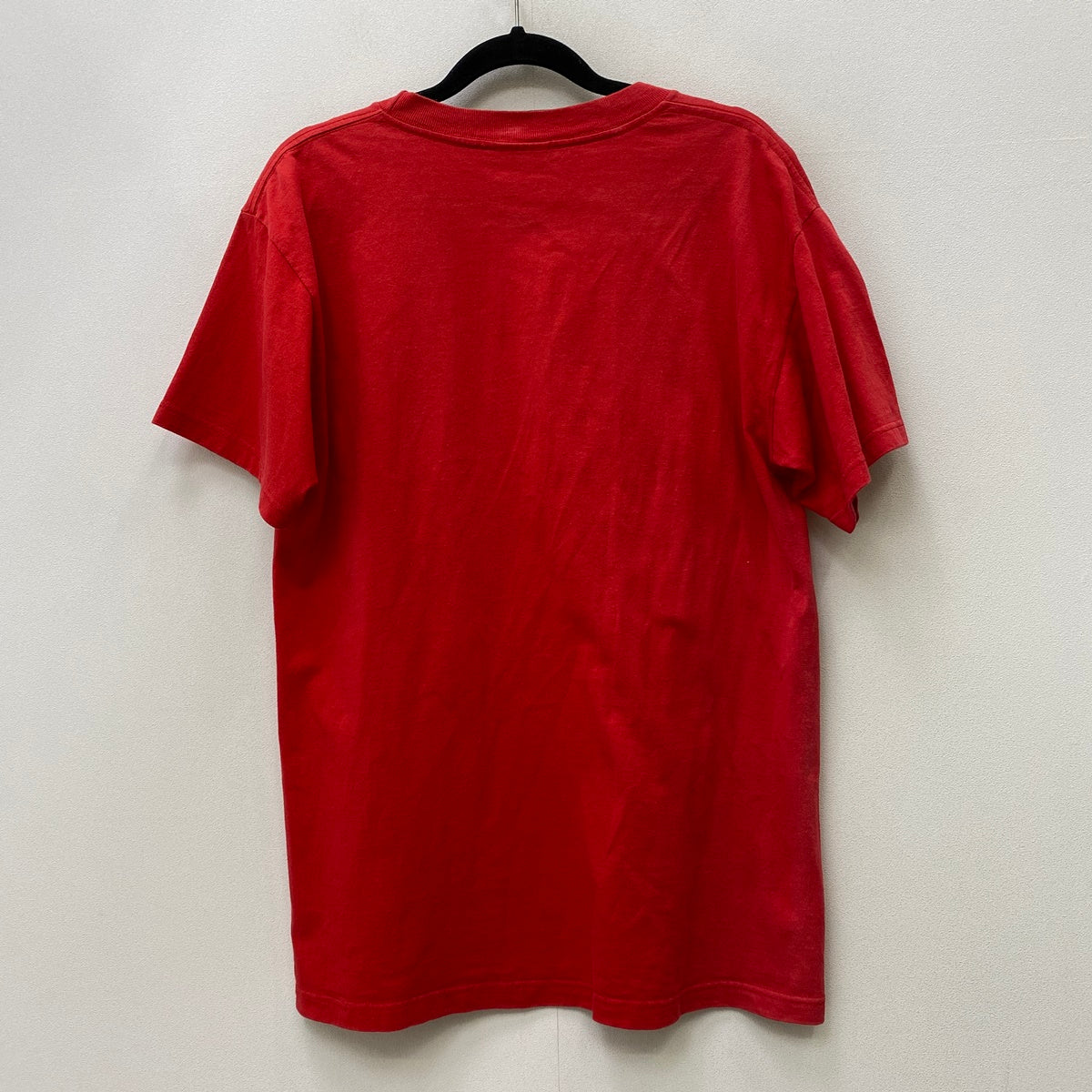 red hot chili peppers:californication 2000ｺﾋﾟｰﾗｲﾄ 半袖Ｔシャツ レッド サイズ：M【加古川店】