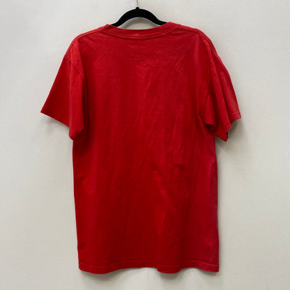 red hot chili peppers:californication 2000ｺﾋﾟｰﾗｲﾄ 半袖Ｔシャツ レッド サイズ：M【加古川店】