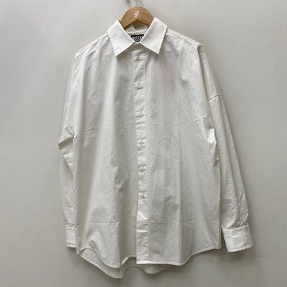 DIESEL | ディーゼル S-LIMO-LOGO 23SS 長袖シャツ A08497 ホワイト サイズ：46【加古川店】