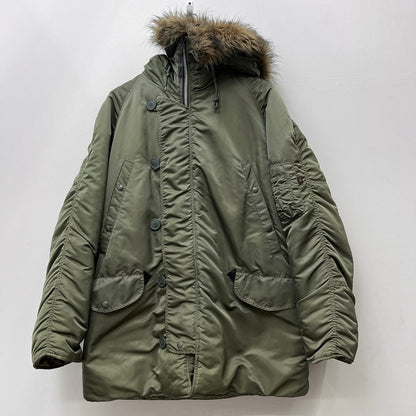 ALPHA | アルファ N-3B FLIGHT JACKET ミリタリージャケット 20024-21 カーキ サイズ：XL【加古川店】