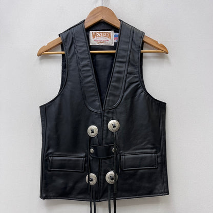 schott | ショット DeadStock ウエスタンコンチョ 90'S レザー ブラック サイズ：S【加古川店】