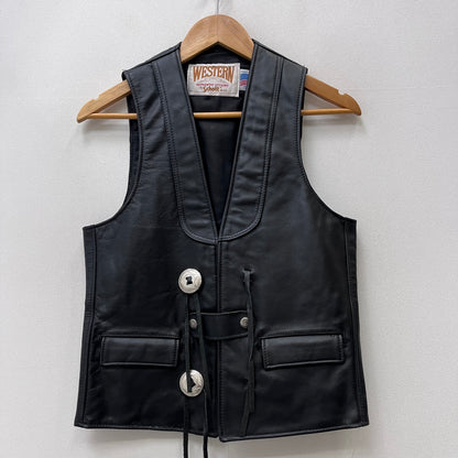schott | ショット ウエスタンコンチョ 90'S レザー ブラック サイズ：S【加古川店】