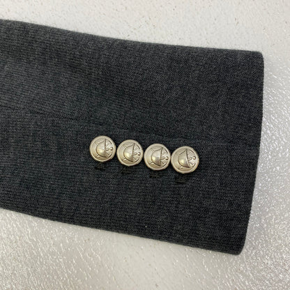 POLO RALPH LAUREN | ポロ・ラルフローレン emblem blazer jacket テーラードジャケット グレー サイズ：2【加古川店】