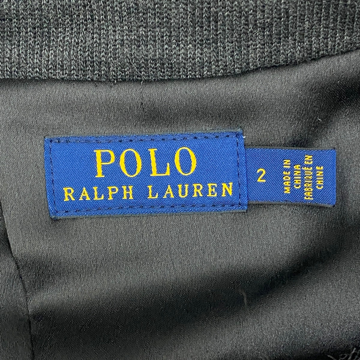 POLO RALPH LAUREN | ポロ・ラルフローレン emblem blazer jacket テーラードジャケット グレー サイズ：2【加古川店】
