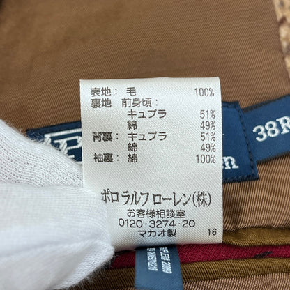 POLO RALPH LAUREN | ポロ・ラルフローレン テーラードジャケット MNBLOTWM5L00117 キャメル サイズ：38【加古川店】