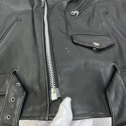schott | ショット DOUBLE RIDERS VEST 80-90'S レザー ブラック サイズ：L【加古川店】
