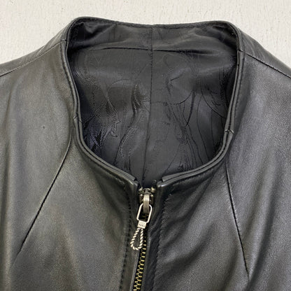 SCHLUSSEL | シュリセル ﾗﾑﾚｻﾞｰ double riders jacket ライダースジャケット 3488-105 ブラック サイズ：2【加古川店】
