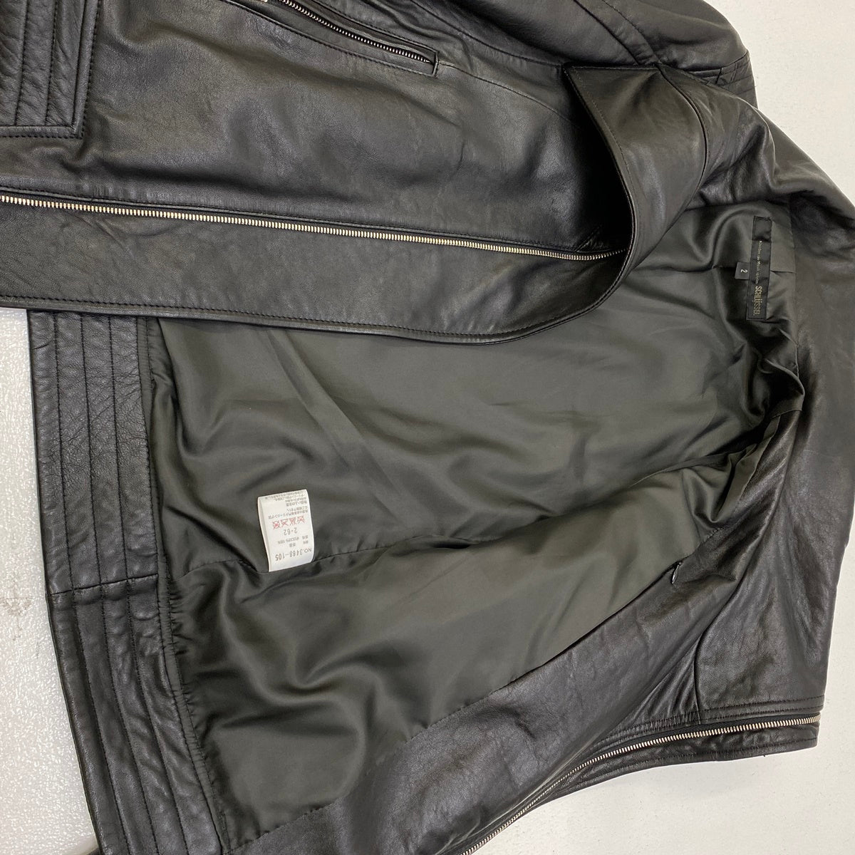 FUGA | フーガ SINGLE RIDERS JACKET 馬革 ライダースジャケット FG13-H01 ブラック サイズ：44【加古川店】