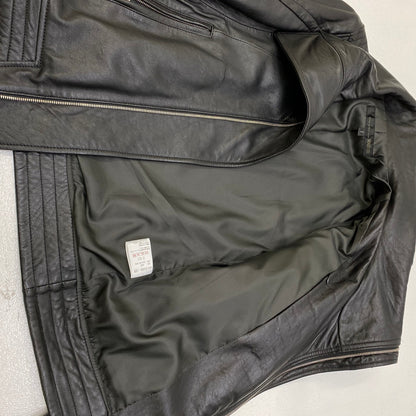 FUGA | フーガ SINGLE RIDERS JACKET 馬革 ライダースジャケット FG13-H01 ブラック サイズ：44【加古川店】