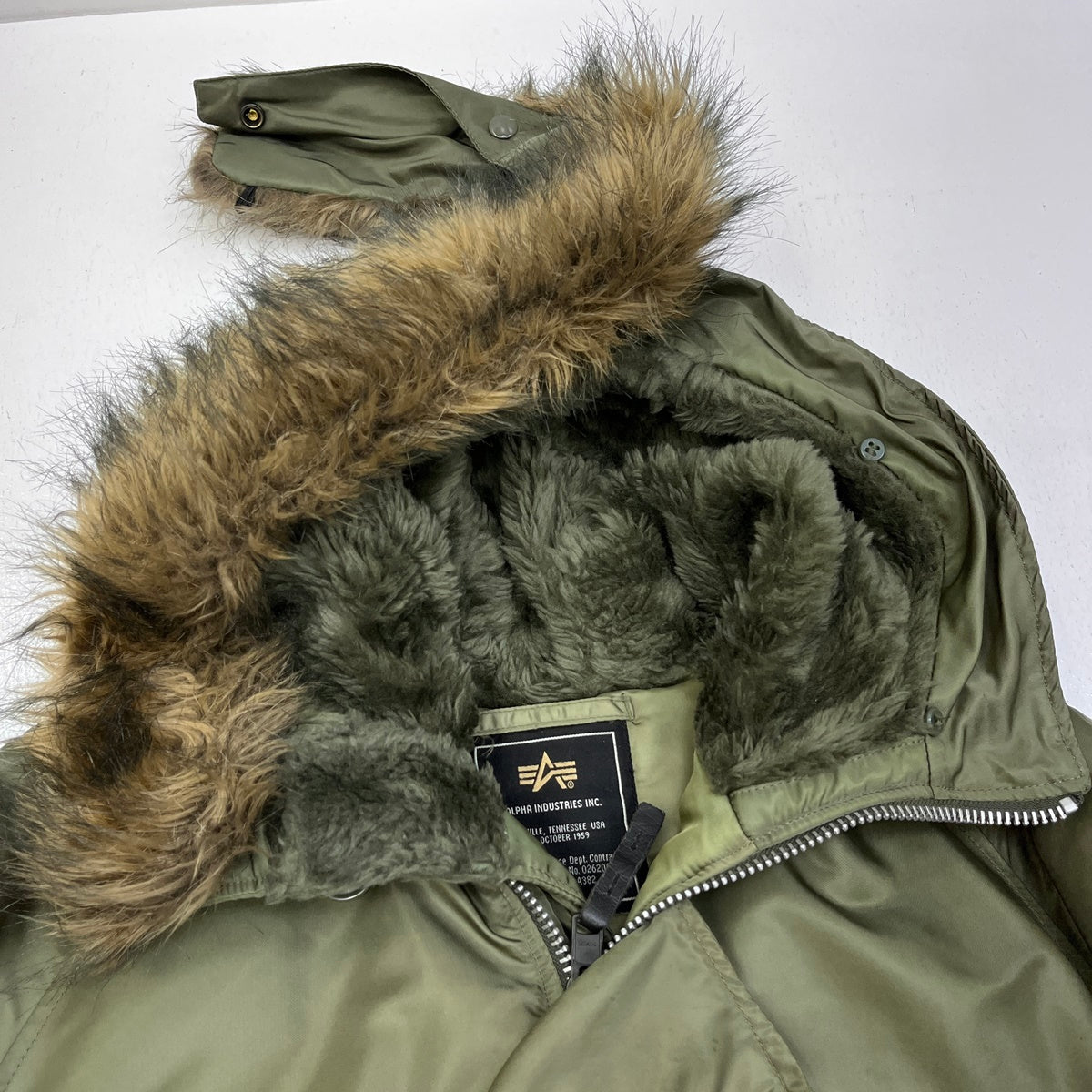 ALPHA | アルファ N-3B FLIGHT JACKET ミリタリージャケット 20024-21 カーキ サイズ：XL【加古川店】