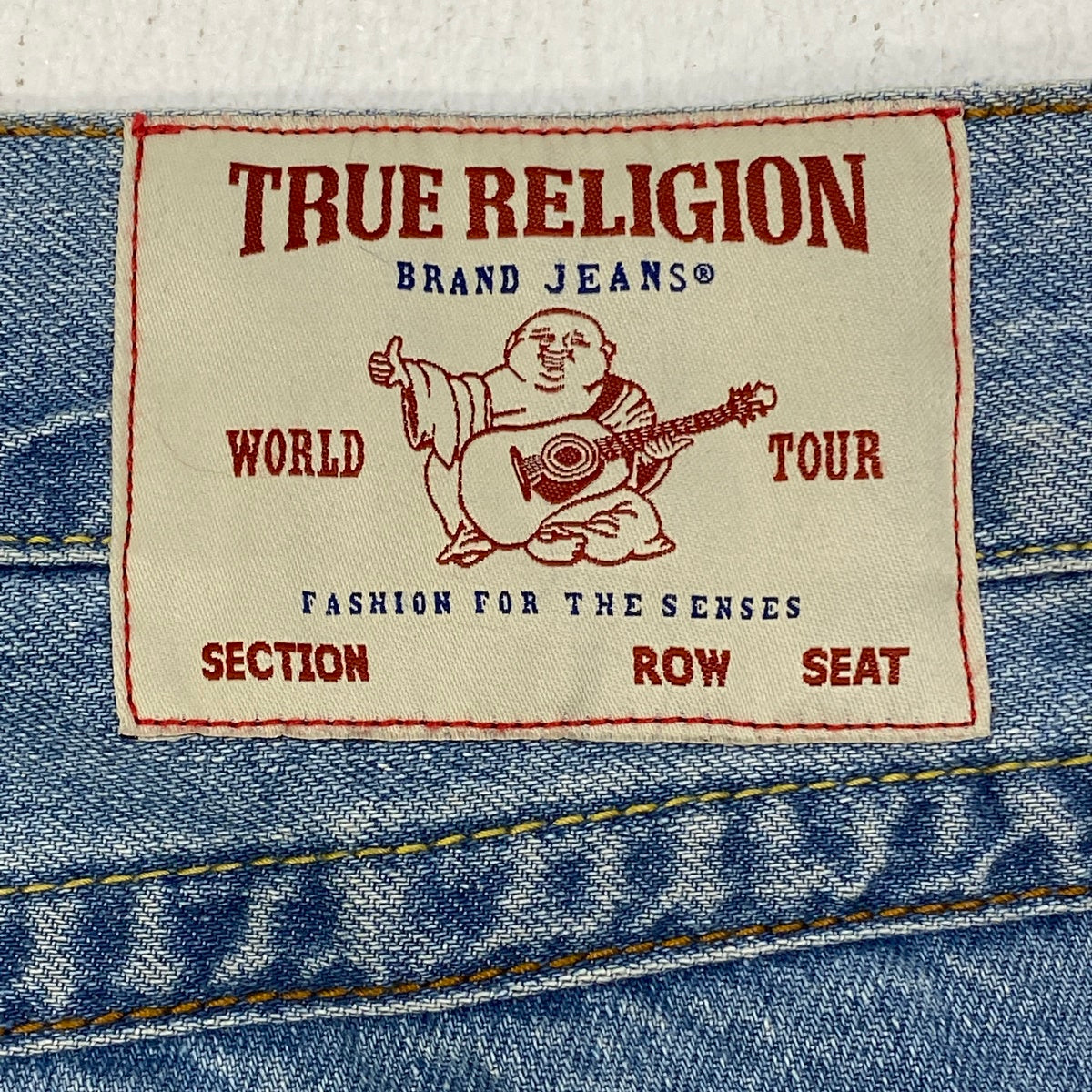 TRUE RELIGION | トゥルーレリジョン SLIM FLARE SN DESTROYED SS 1/2 デニムパンツ 109180-IUCR サイズ：32【加古川店】