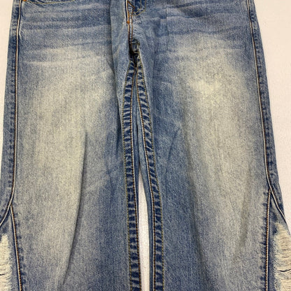 TRUE RELIGION | トゥルーレリジョン SLIM FLARE SN DESTROYED SS 1/2 デニムパンツ 109180-IUCR サイズ：32【加古川店】