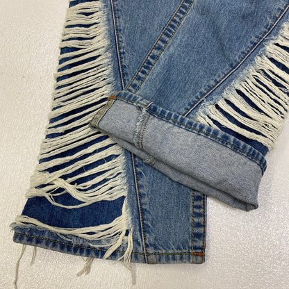 TRUE RELIGION | トゥルーレリジョン SLIM FLARE SN DESTROYED SS 1/2 デニムパンツ 109180-IUCR サイズ：32【加古川店】