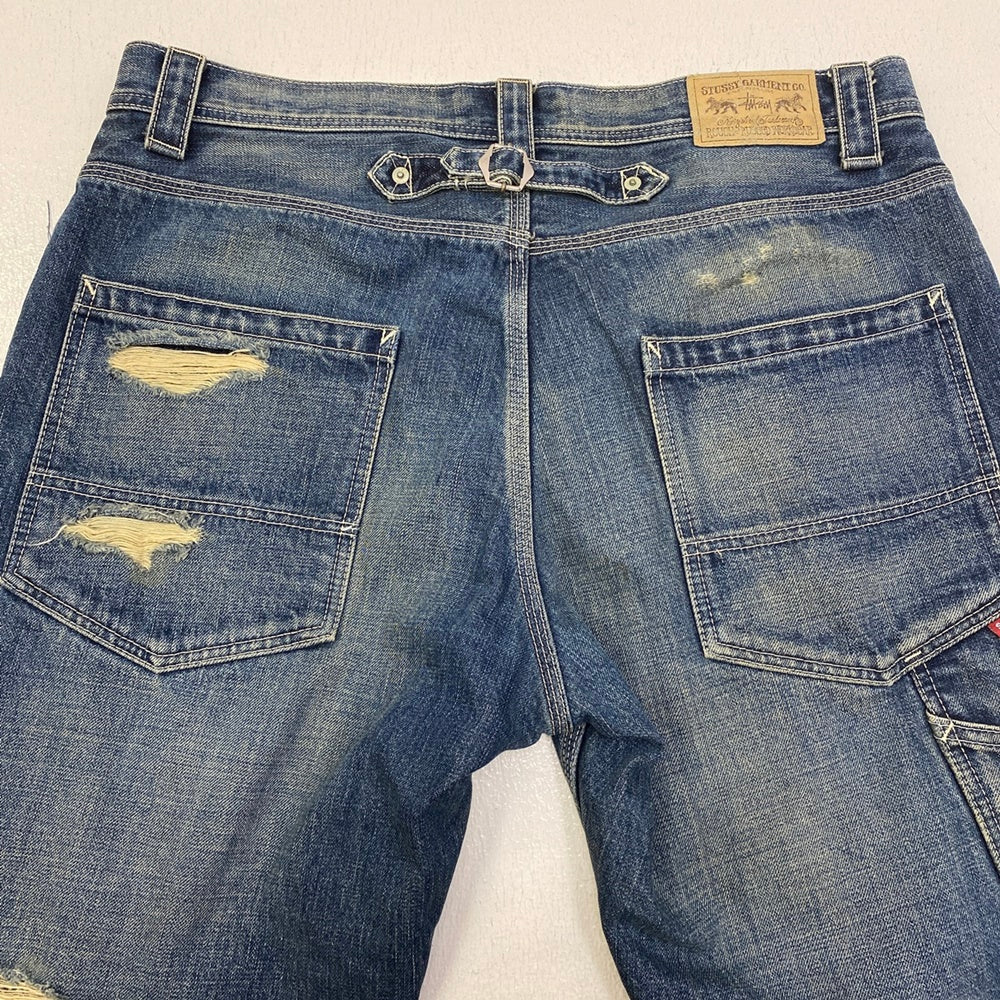 STUSSY | ステューシー DENIM CRASH PAINTER PANT 京都ﾁｬﾌﾟﾄ15aniv. パンツ インディゴ サイズ：34【加古川店】