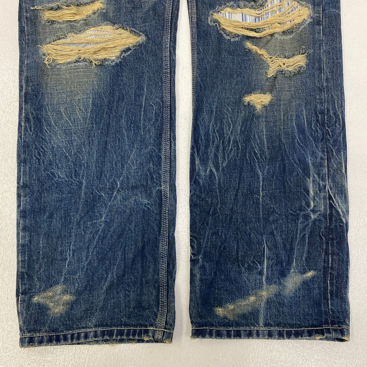 STUSSY | ステューシー DENIM CRASH PAINTER PANT 京都ﾁｬﾌﾟﾄ15aniv. パンツ インディゴ サイズ：34【加古川店】
