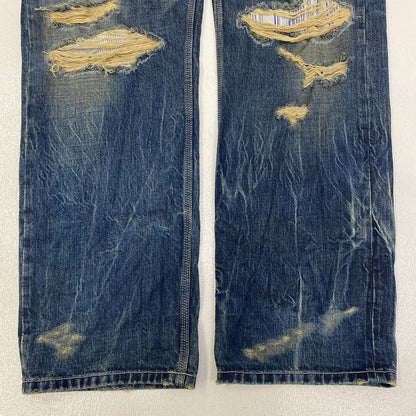 STUSSY | ステューシー DENIM CRASH PAINTER PANT 京都ﾁｬﾌﾟﾄ15aniv. パンツ インディゴ サイズ：34【加古川店】