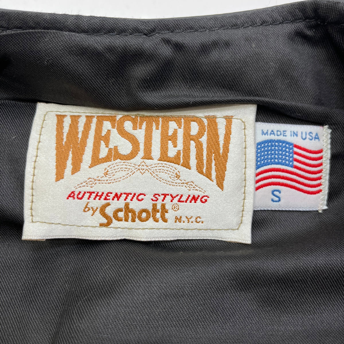 schott | ショット DeadStock ウエスタンコンチョ 90'S レザー ブラック サイズ：S【加古川店】