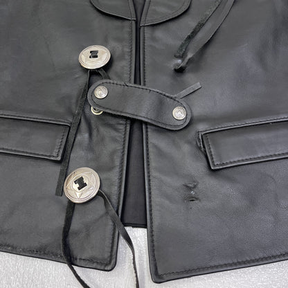 schott | ショット ウエスタンコンチョ 90'S レザー ブラック サイズ：S【加古川店】