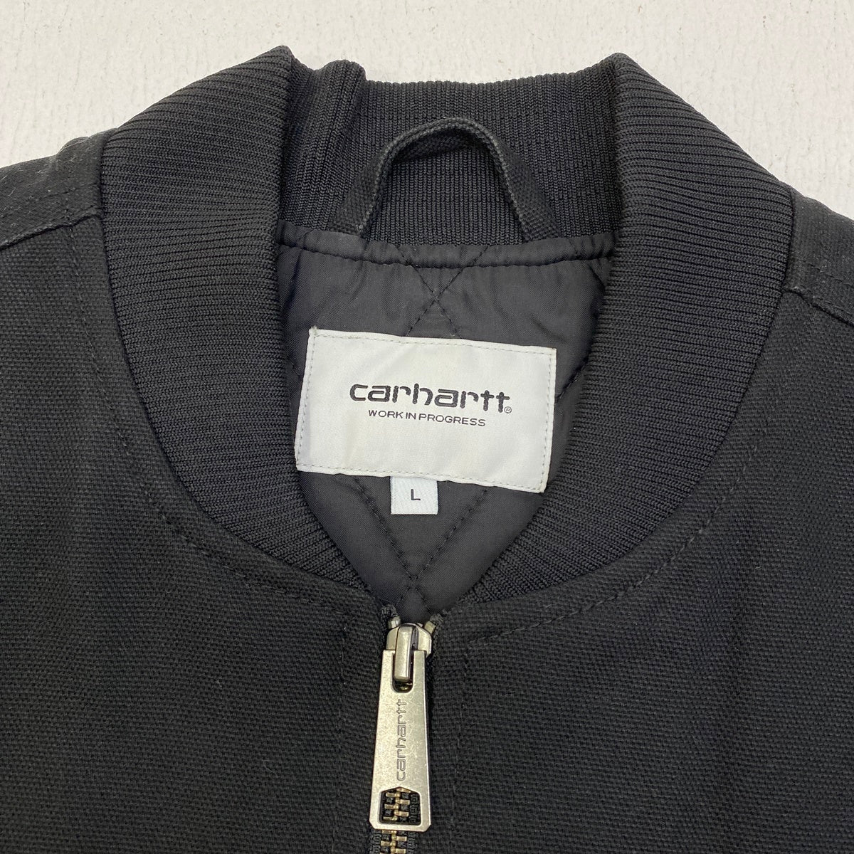 Carhartt WIP | カーハートダブリューアイピー Duck Quilting Vest RIGID　ｻｲｽﾞ:180/96A 中綿ベスト I028423 ブラック【加古川店】
