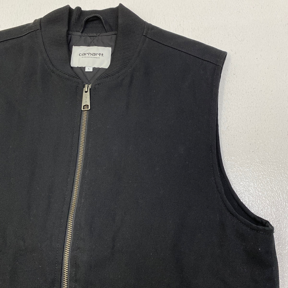Carhartt WIP | カーハートダブリューアイピー Duck Quilting Vest RIGID　ｻｲｽﾞ:180/96A 中綿ベスト I028423 ブラック【加古川店】