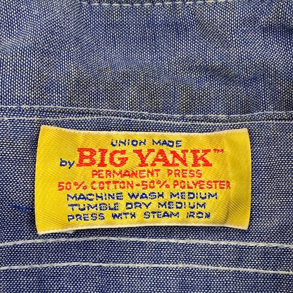 BIG YANK | ビッグヤンク CHAMBRAY SHIRT 70'S 長袖シャツ インディゴ サイズ：M【加古川店】