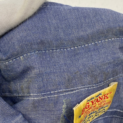 BIG YANK | ビッグヤンク CHAMBRAY SHIRT 70'S 長袖シャツ インディゴ サイズ：M【加古川店】